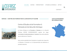 Tablet Screenshot of cefasc.eu